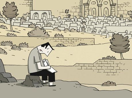 Z obálky komiksu Jeruzalém