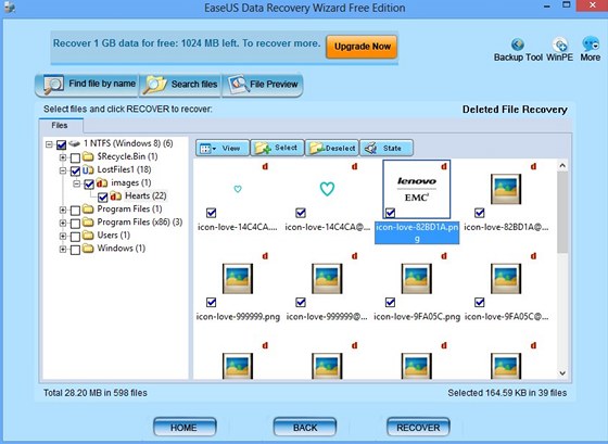 EaseUS Data Recovery Wizard Free