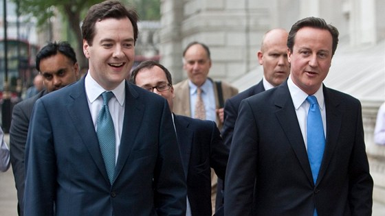 George Osborne a David Cameron si mohli pímo na stránkách deníku The Times...