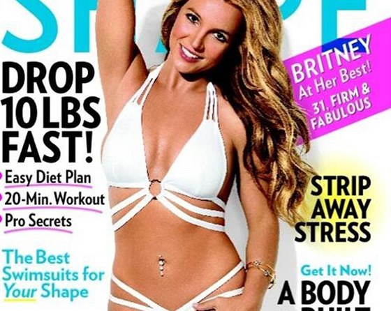 Britney Spears na obálce magazínu Shape