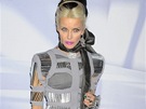 Daphne Guinness na otevrn Valentino Garavani Virtual Museum v New Yorku