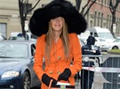 Anna Dello Russo na pehldce Giorgio Armani