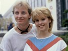 Petr Sepéi a Iveta Bartoová v roce 1985