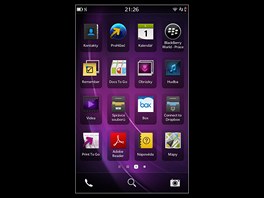 Prosted operanho systmu BlackBerry 10