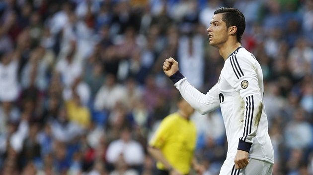 Fotbalista Cristiano Ronaldo z Realu Madrid zatn pst, prv dal gl ve panlsk lize.
