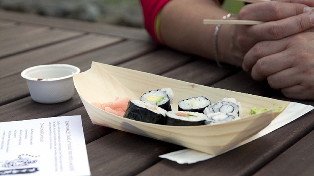Na vstav mete ochutnat i originln sushi od spolenosti Sushiqueen.