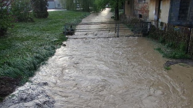 Bleskov povodn ve Studnce (8. kvtna 2013)