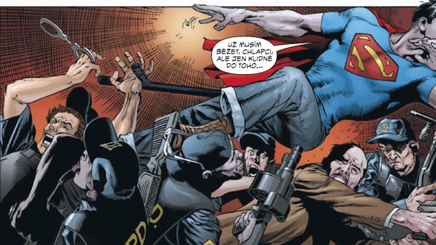 Z komiksu Superman a lid z oceli