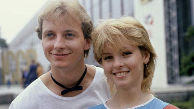 Petr Sepi a Iveta Bartoov v roce 1985