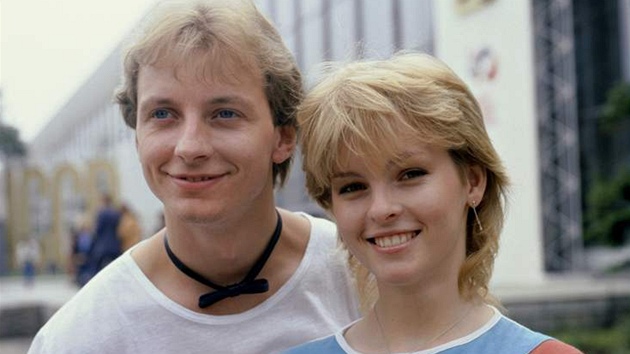 Petr Sepeši a Iveta Bartošová v roce 1985