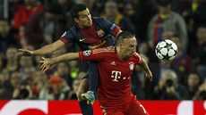 Franck Ribéry si tlem kryje mí, situaci mu kompikuje Pedro, který se mu