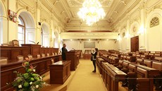 Jednací sál Poslanecké snmovny Parlamentu R
