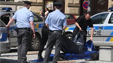 U věže olomouckého chrámu svatého Mořice leželo mrtvé tělo neznámé ženy. U věže olomouckého chrámu svatého Mořice leželo mrtvé tělo neznámé ženy.