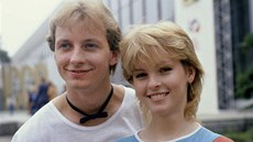 Petr Sepéi a Iveta Bartoová v roce 1985