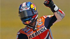 DOMÁCÍ VÍTZ. Velkou cenu panlska ovládl Dani Pedrosa.