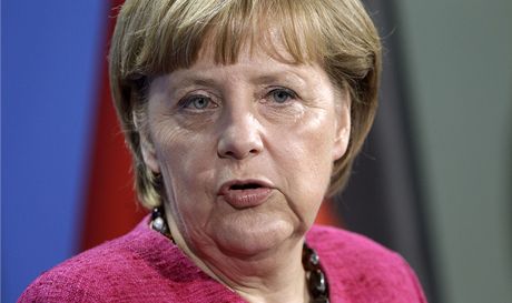 Nmecká kancléka Angela Merkelová (8. kvtna 2013)