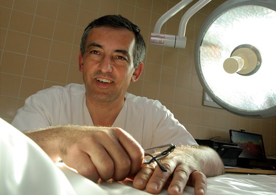 Frantiek Petík je celou kariéru vrný eskokrumlovské nemocnici.