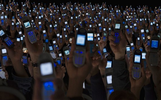 Koncem roku 2014 pevýí poet aktivn pouívaných mobil lidskou populaci. Ilustraní snímek