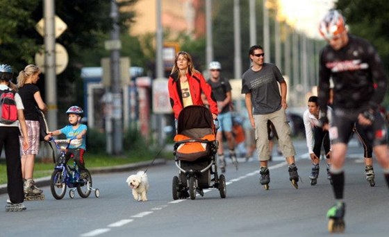 Veerní jízda v Hradci Králové