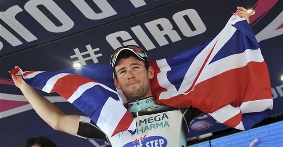 Mark Cavendish coby vítz 13. etapy na Giro d´Italia
