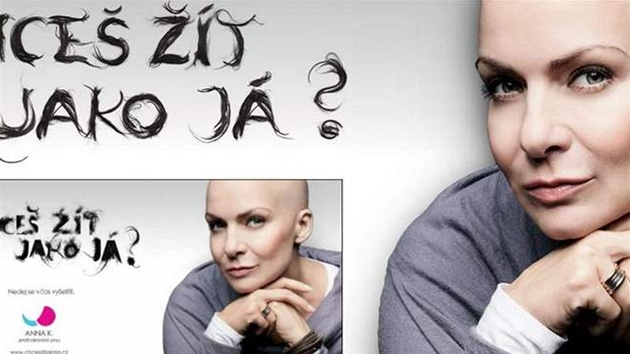 Zpěvačka Anna K. zahájila kampaň proti rakovině prsu (2010)