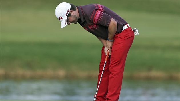 SOUSTEDN. vdsk golfista David Lingmerth na turnaji Players Championship. 