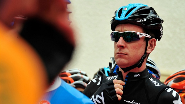 Bradley Wiggins na startu 11. etapy Giro dItalia