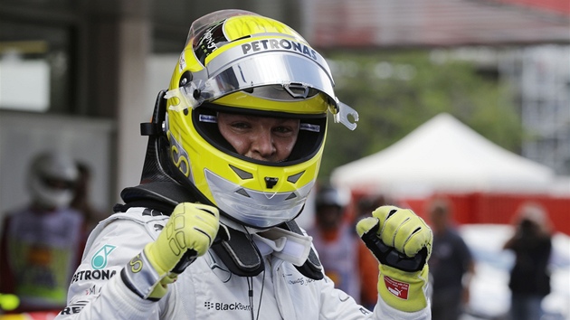 ZSKAL POLE POSITION. Kvalifikaci Velk ceny panlska ovldl Nico Rosberg.