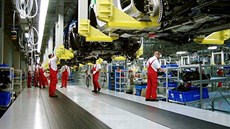 Výroba aut - montovna. Kia Motors Výroba aut - montovna. Kia Motors
