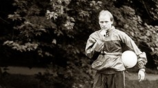 Trenér fotbalistů AC Sparta Praha Ivan Hašek při tréninku v pražské Stromovce... Trenér fotbalistů AC Sparta Praha Ivan Hašek při tréninku v pražské Stromovce...