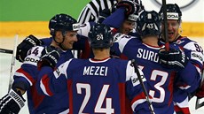 Sloventí hokejisté se u po patnácti vteinách zápasu s USA radovali z gólu