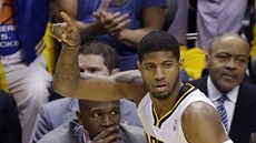 Paul George z Indiany Pacers se trefil do koe New Yorku.