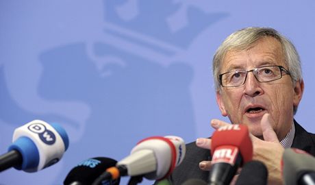 Lucemburský premiér Jean-Claude Juncker na summitu Evropské unie podpoil vtí