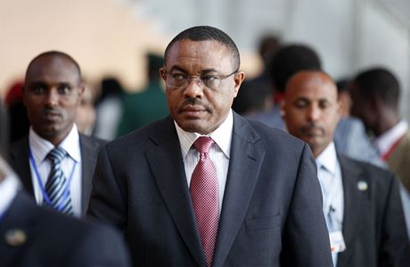 Etiopský premiér Hailemariam Desalegn dorazil do sídla Africké unie v Addis...