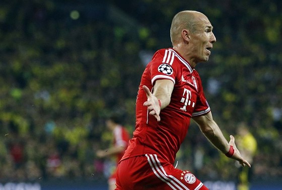 NUMMER EINS. Arjen Robben byl ve finále Ligy mistr vidt ze vech hrá