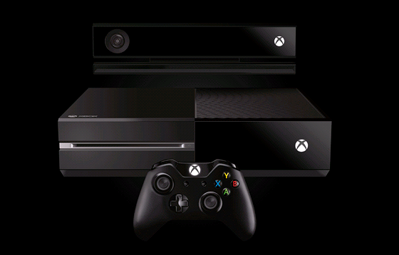 Konzole Xbox One se snímacím zaízením Kinect.