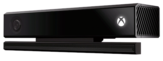 Ilustraní obrázek kamery Kinect pro Xbox One. Technologie, o kterou má Apple zájem, se v ní vak ji nevyskytuje.