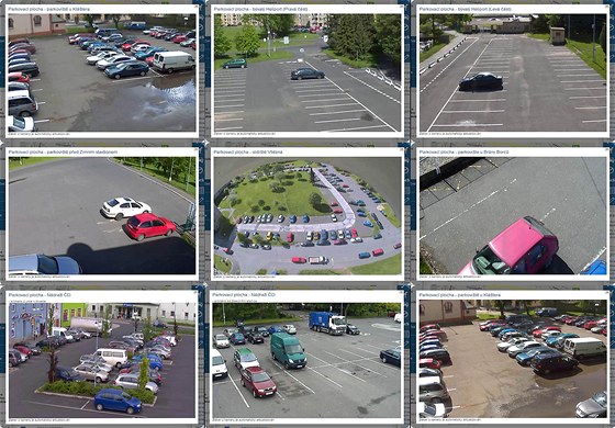 Výstupy z kamer monitorujících sokolovská parkovit si mohou idii kdykoliv