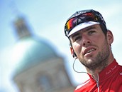 OEKVN. Mark Cavendish na startu 17. etapy cyklistickho zvodu Giro