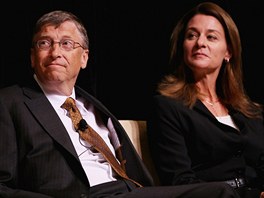 Bill Gates a jeho manelka Melinda  