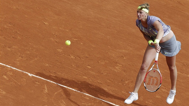 PODN. esk tenistka Petra Kvitov podv v 1. kole Roland Garros.