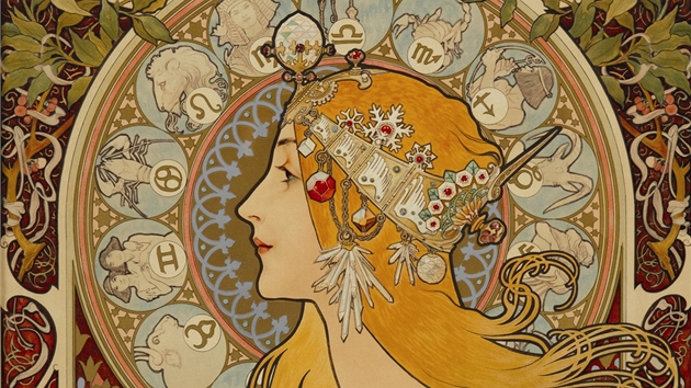 Alfons Mucha, La Plume, 1897