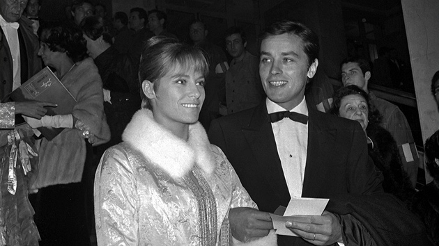Nathalie Barthelmy a Alain Delon (1967)