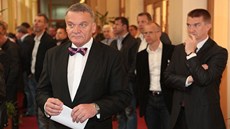 Odvolaný primátor Bohuslav Svoboda na jednání zastupitelstva ve tvrtek 23.