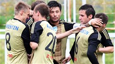 Radost fotbalistů Znojma Radost fotbalistů Znojma