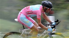 Vincenzo Nibali pi horské asovce na Giru