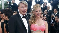 Mika Häkkinen a Markéta Kromotová (Cannes 2013) 
