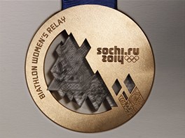Bronzová medaile pro zimní olympijské hry v Soi 2014.