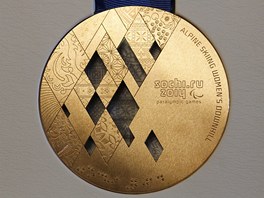 Bronzová paralympijská medaile pro hry v Soi 2014.