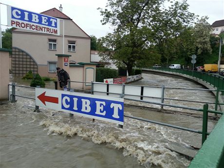Situace na botiskm potoku v Praze.